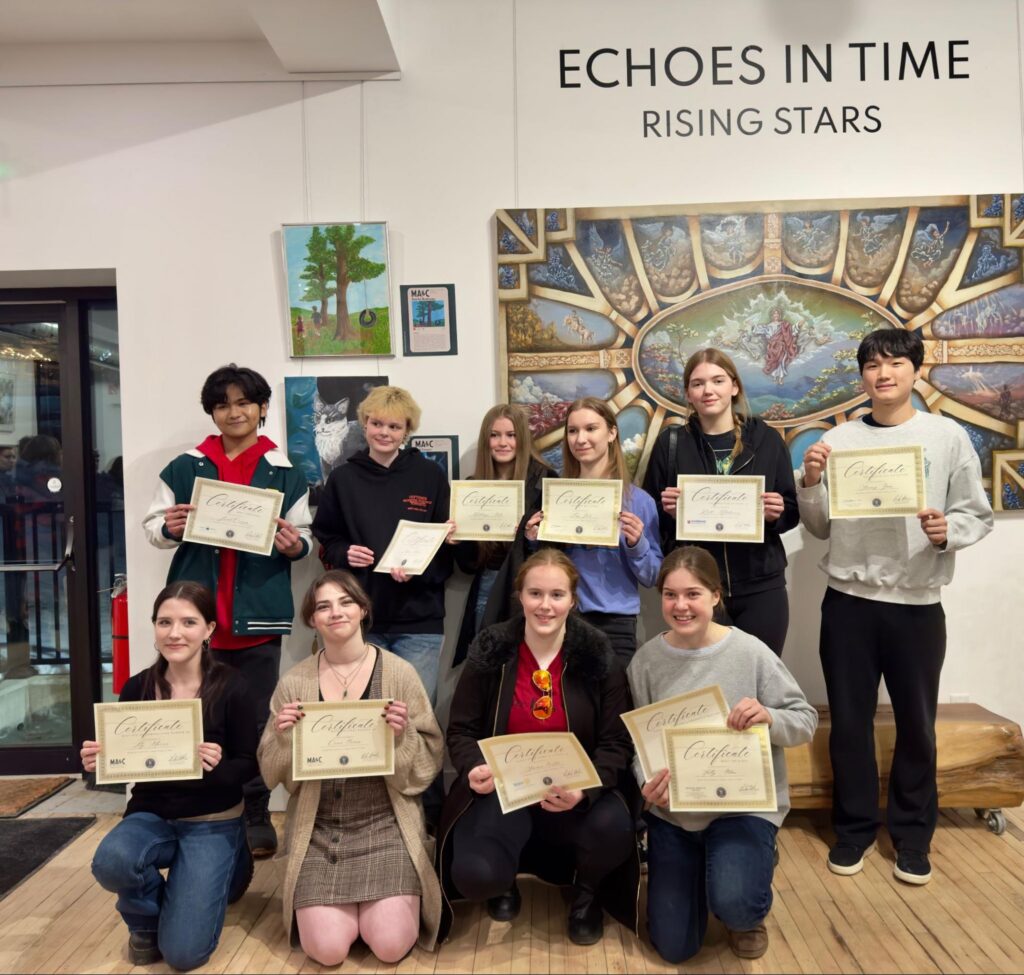 Muskoka secondary students take part in a local art exhibition
